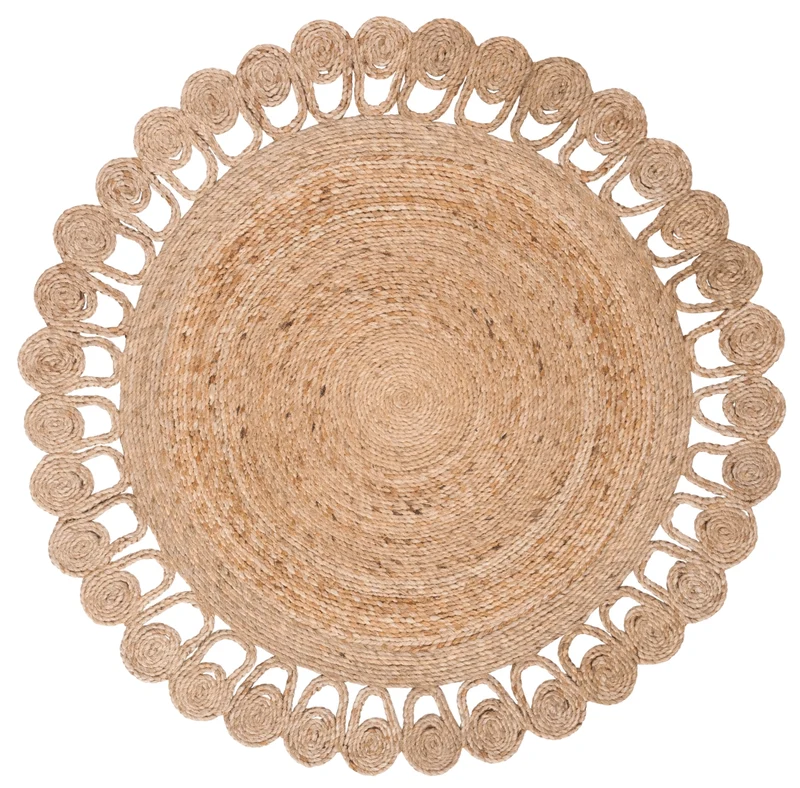 Natural Fiber 252 Rug | Safavieh - NFB252 NATURAL / 4'-0" x 4'-0" Round