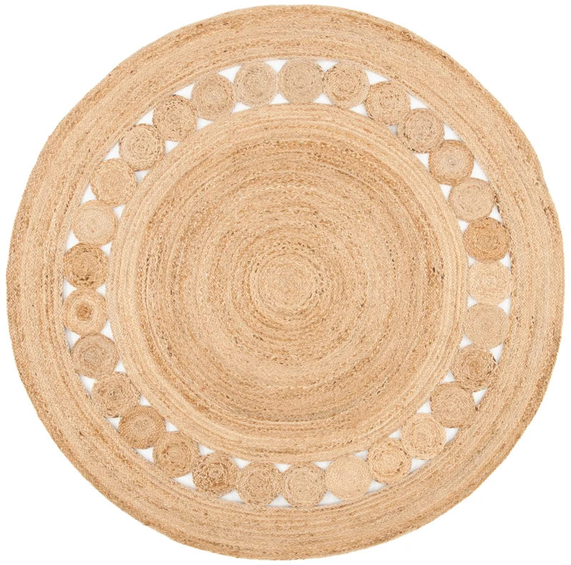 Natural Fiber 306 Rug | Safavieh - NFB306 NATURAL / 3'-0" x 3'-0" Round