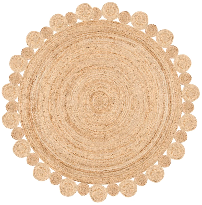 Natural Fiber 307 Rug | Safavieh - NFB307 NATURAL / 5'-0" x 5'-0" Round