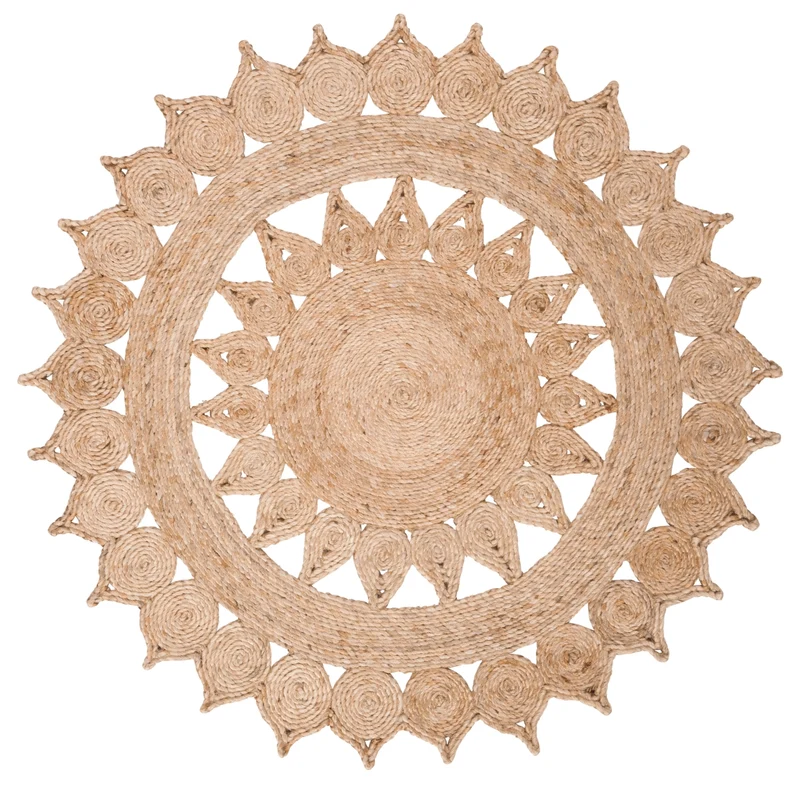 Natural Fiber 246 Rug | Safavieh - NFB246 NATURAL / 7'-0" x 7'-0" Round