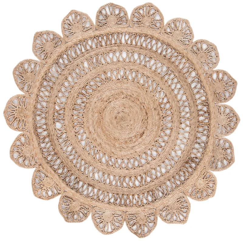 Natural Fiber 253 Rug | Safavieh - NFB253 NATURAL / 8'-0" x 8'-0" Round
