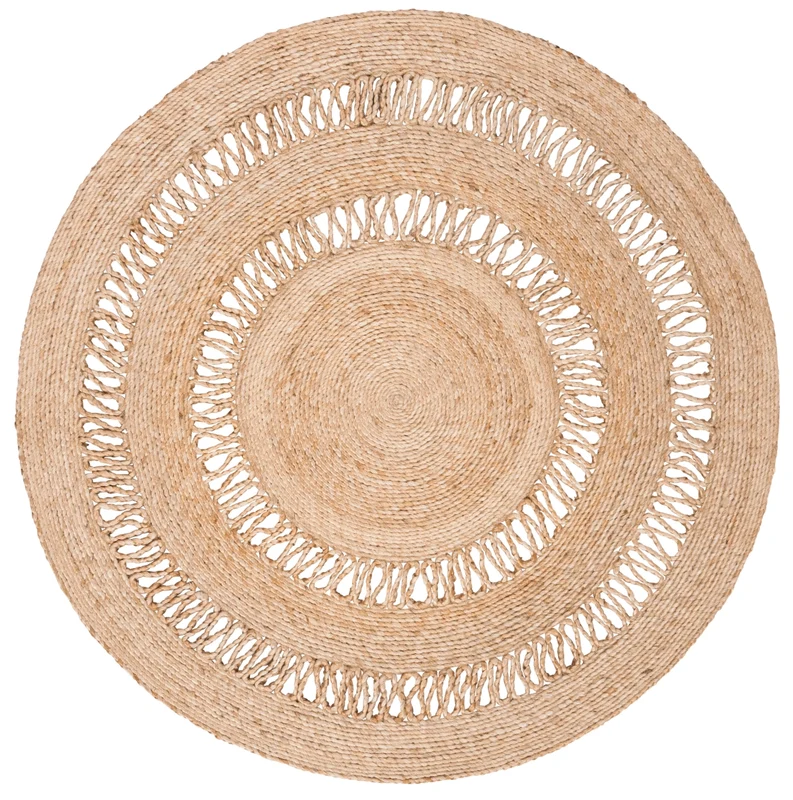 Natural Fiber 254 Rug | Safavieh - NFB254 NATURAL / 8'-0" x 8'-0" Round