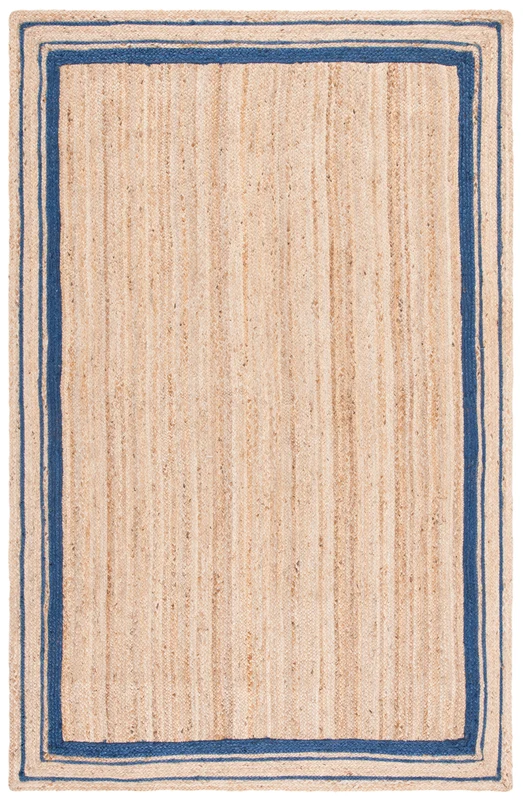 Safavieh Natural Fiber 109 Rug, NF109 NAVY / NATURAL / 2'-6" x 8'