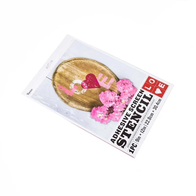 Plantilla stencil Love 9 x 30 cm
