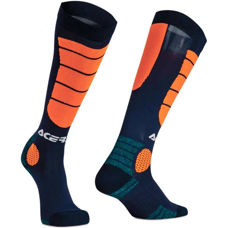 Calcetines Acerbis MX Impact - Azul/Naranja XXL