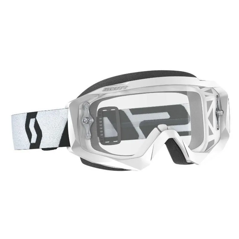 Oculos Scott Hustle - White/black - Clear Works