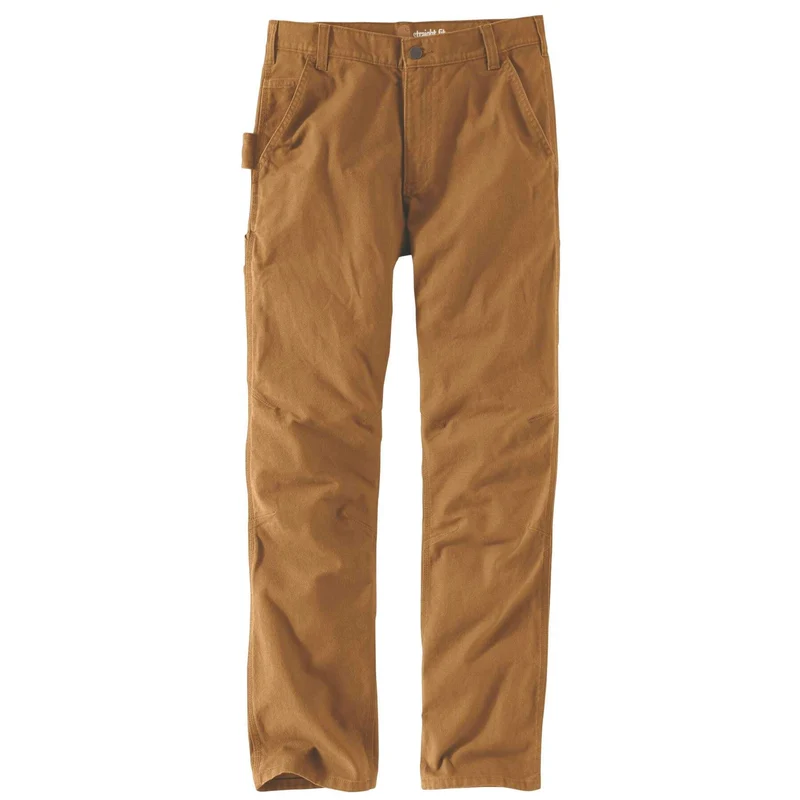 Carhartt Straight Fit Stretch Duck Tapered Leg Trousers 103339 Carhartt Brown / 33 / 32