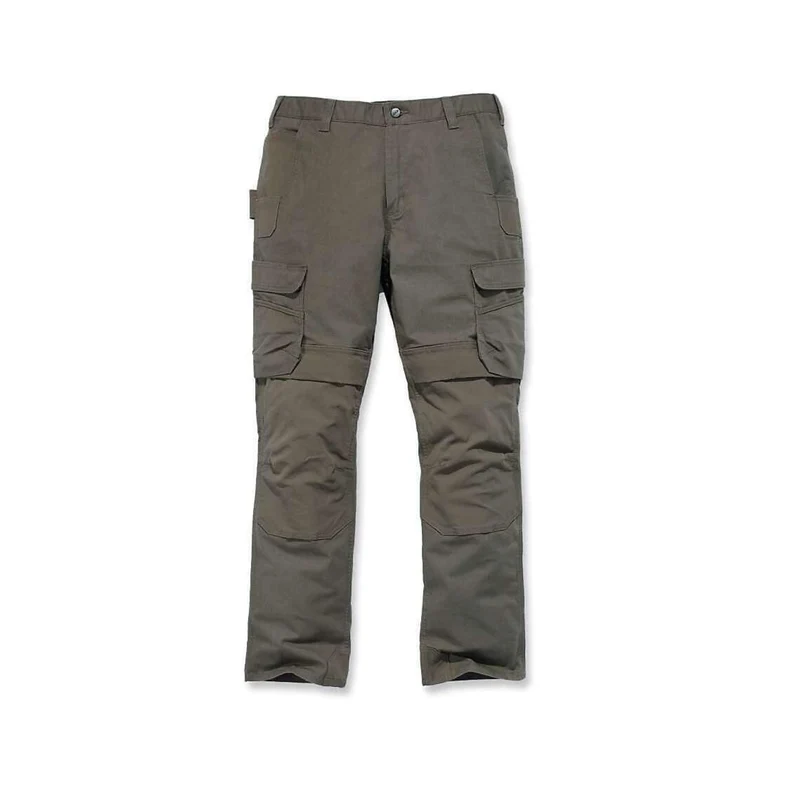 Carhartt Steel Relaxed Fit Double Front Stretch Ripstop Cargo Trousers 103335 Tarmac / 38 / 30
