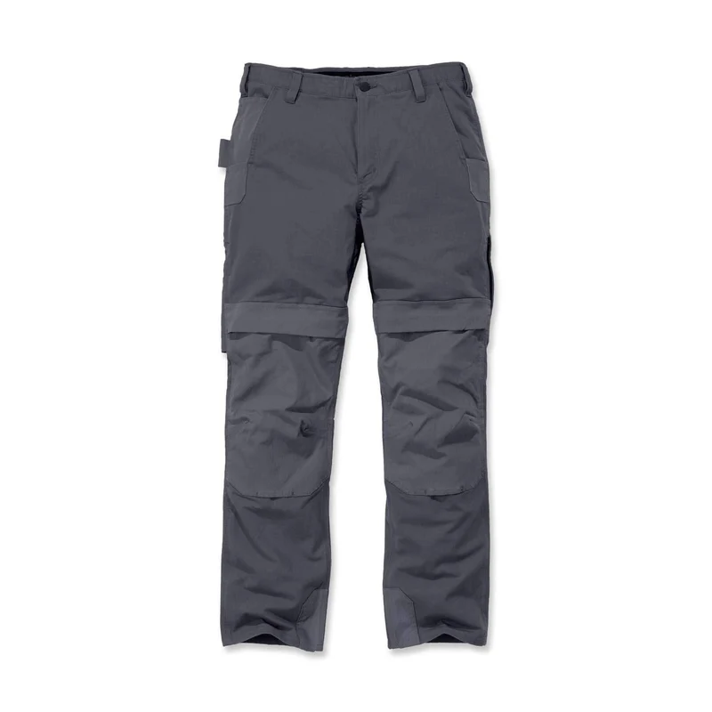 Carhartt Steel Relaxed Fit Stretch Ripstop Multi-Pocket Trousers 103159 Shadow / 38 / 34