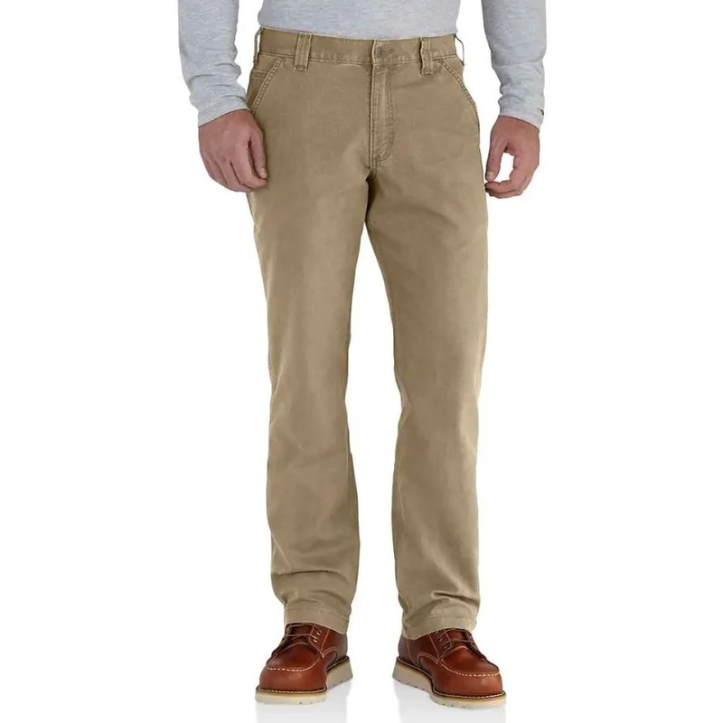 Carhartt Men's Rugged Flex Rigby Dungaree Pants DARK KHAKI / 3534