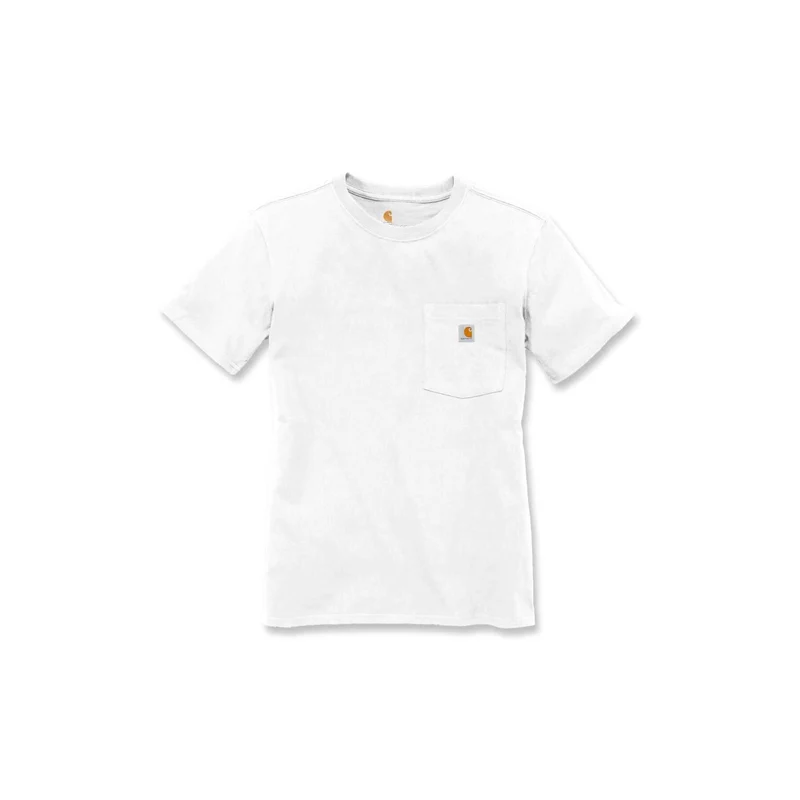 Carhartt Workwear Womens Pocket Short Sleeve T-Shirt 103067 White / L