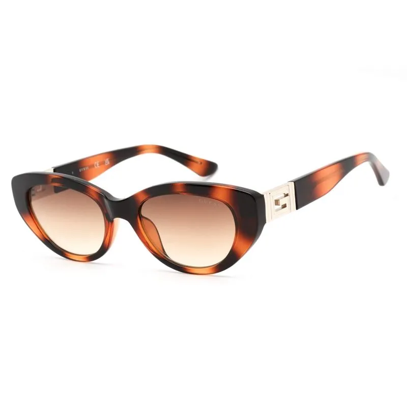 Adivinhe Gu7849 53f Mulheres Loira Havana Gato Eye Frame Sunglas