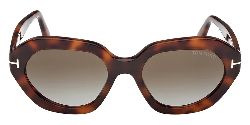 Tom Ford - FT1341 MERYL-02 Blonde Havana / Gradient Green 53P / 53-19-140