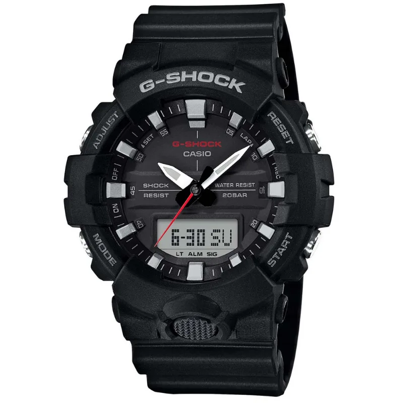 Reloj Casio G-Shock GA800-1A Digital Analógico Resina Negro