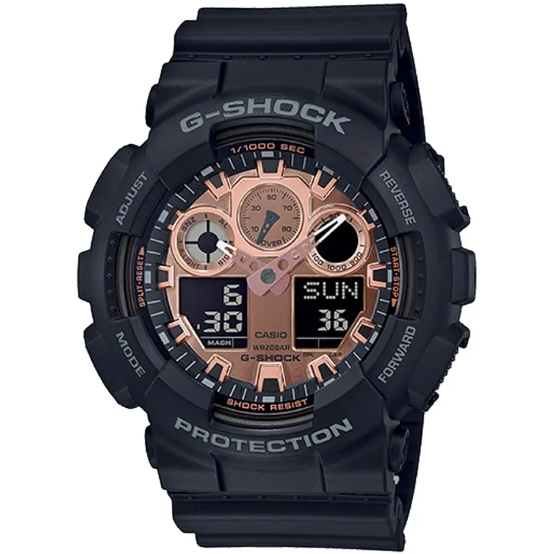Reloj Casio G-Shock GA100MMC-1A Digital Analogico Resina Negro