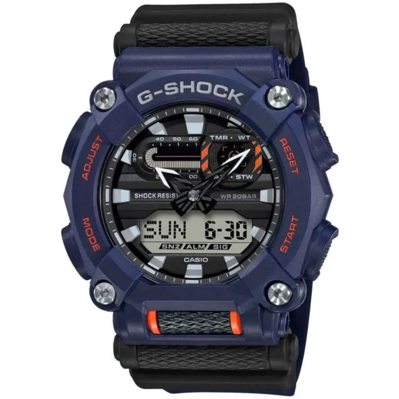 Reloj Casio G-Shock GA900-2A Digital Analogico Resina Azul Negro