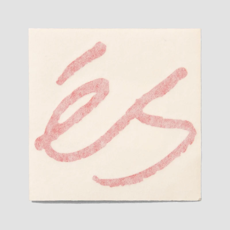 eS Logo Dicut Sticker Red 90x90mm Large / Red