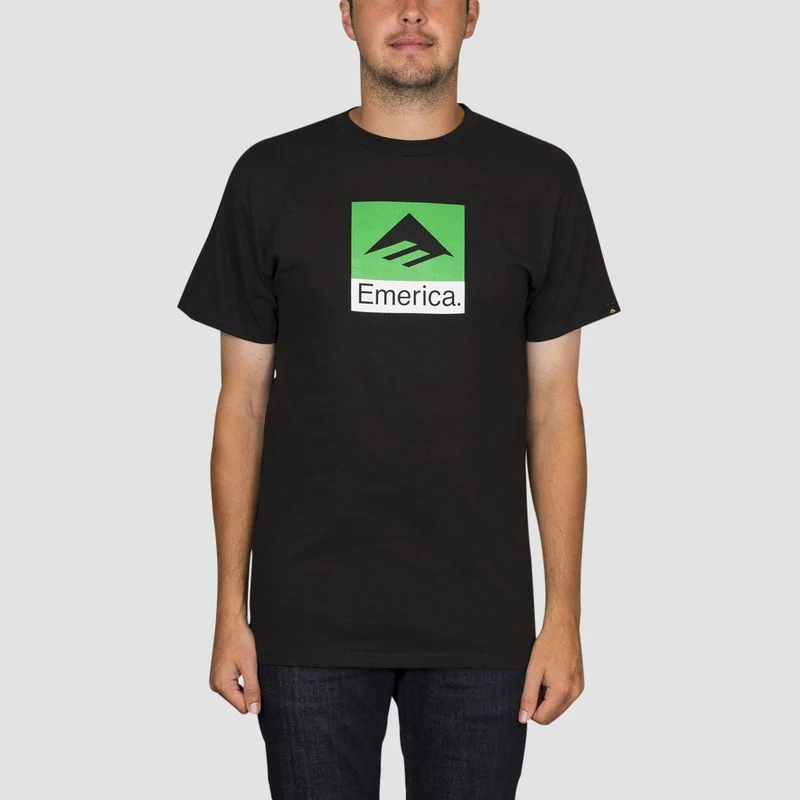 Emerica Classic Combo T-Shirt Black XX-Large / Black