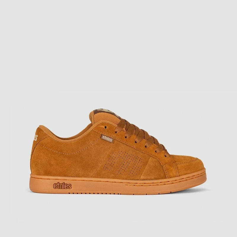 Etnies Kingpin Shoes - Brown/Gum/Gold 8.5uk / Brown/Gum/Gold