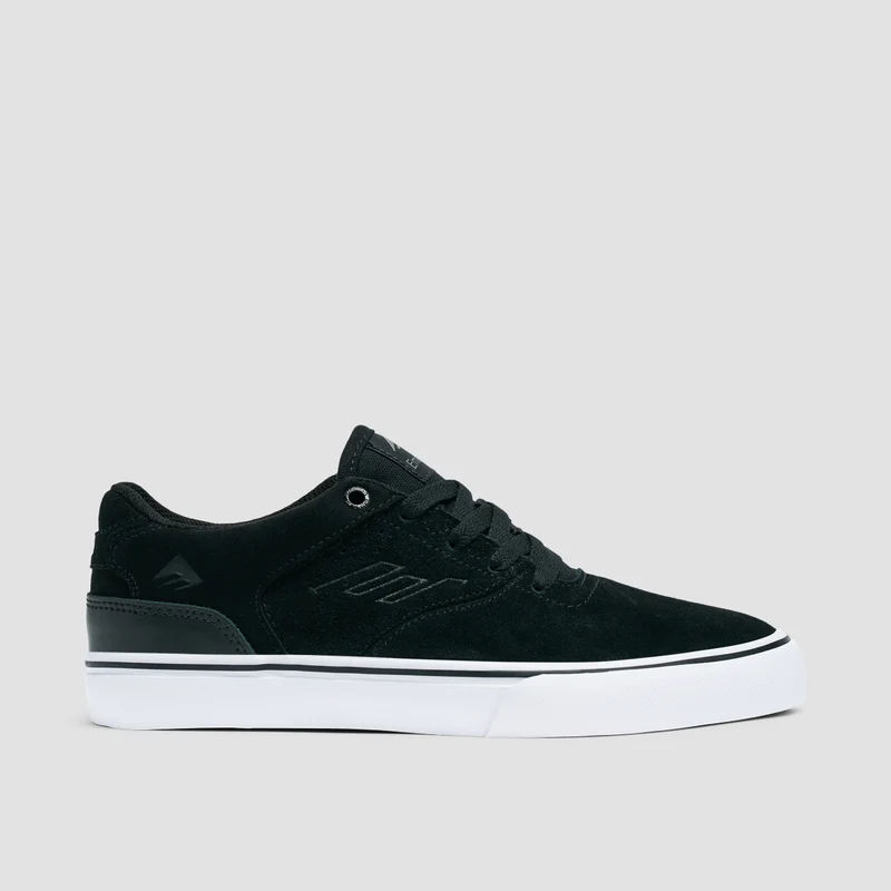 Emerica The Low Vulc Shoes Black/White/Gum - Kids 2uk / Black/White/Gum