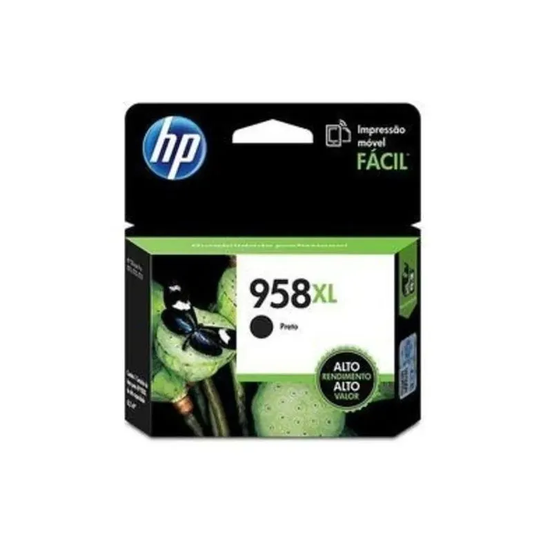Cartucho de Tinta HP 958XL Preto Original 63,5ML L0R41AB