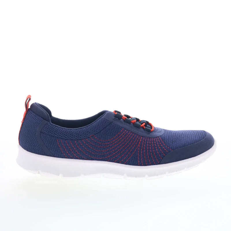 Clarks Step Allena Bay 26137506 Womens Blue Canvas Lifestyle Sneakers Shoes 10