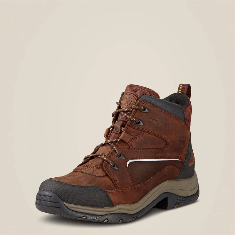 Ariat Mens Telluride Ii Waterproof Boots 7 / Brown