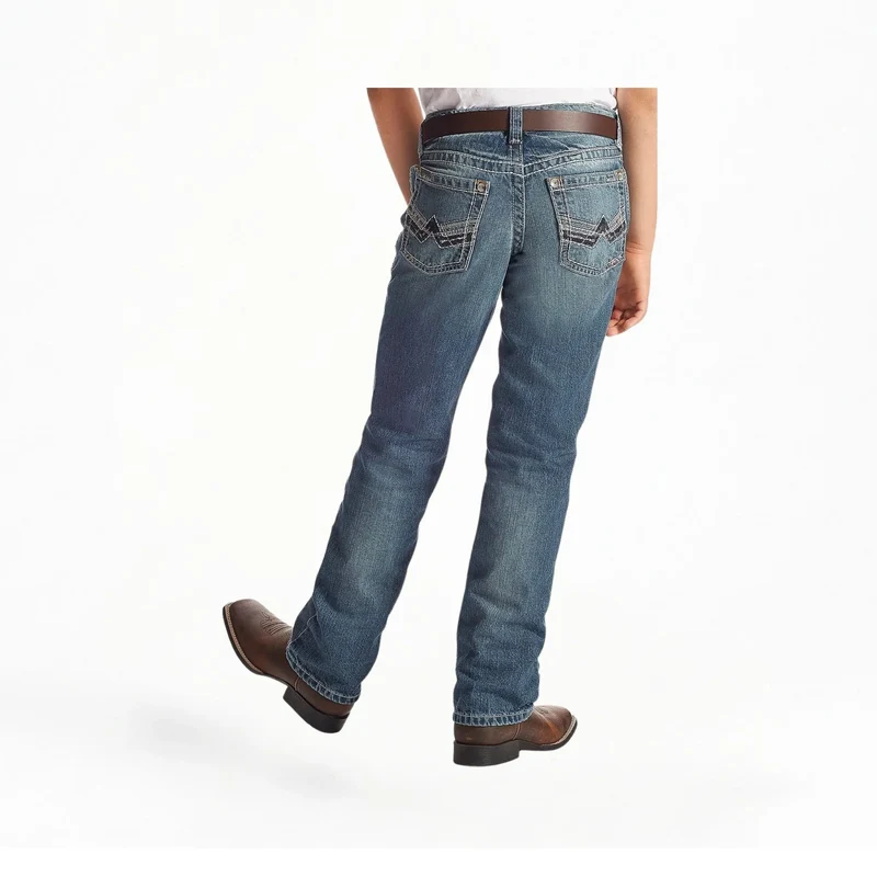 Ariat Boy's B5 Slim Charger Stackable Straight Leg Jeans 16R