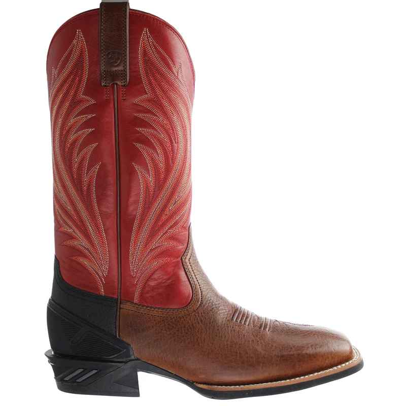 Ariat Catalyst Prime Western Mens Brown/Red Boots 8