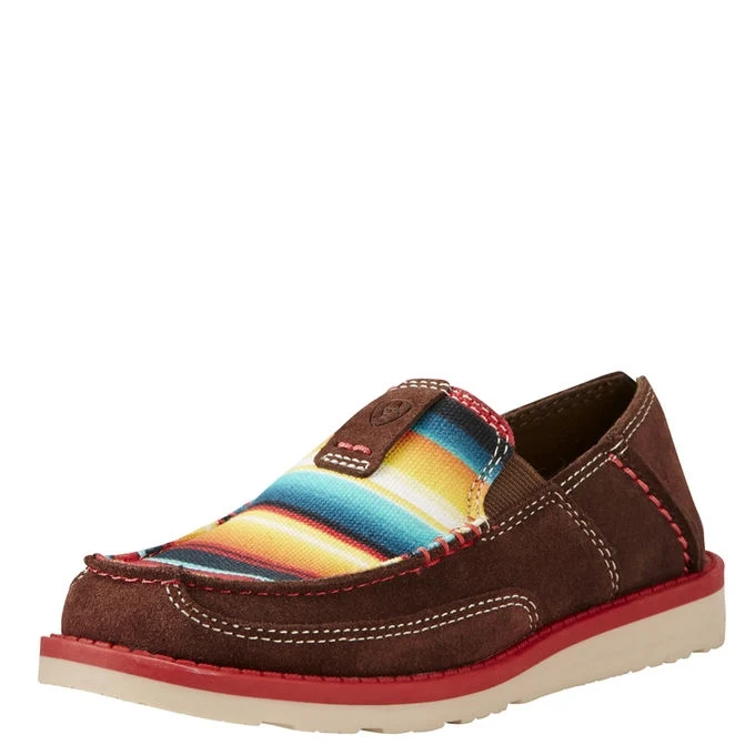 Ariat Kids Cruiser Shoes Palm Brown/Serape / 12 M