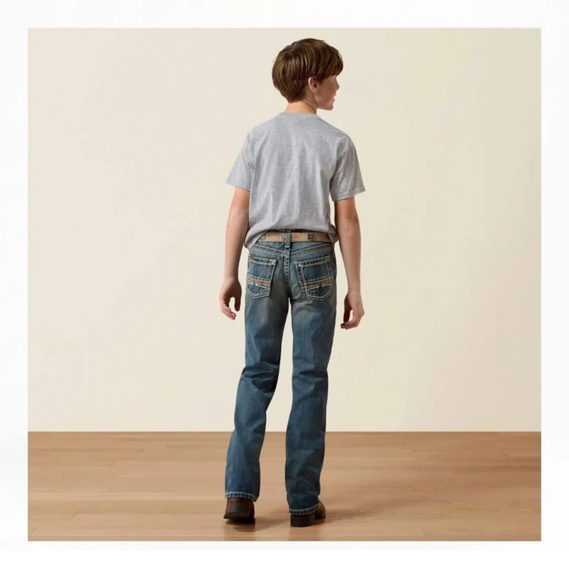 Ariat Boys B4 Coltrane Boot Cut Jeans Relaxed 16R