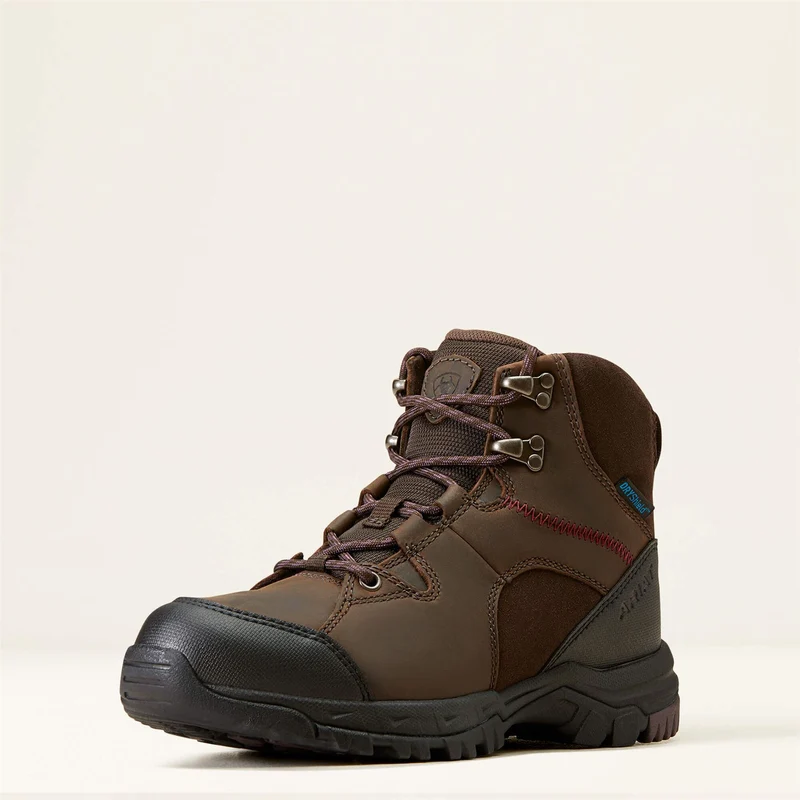 Ariat Womens Skyline Mid Waterproof Boots 6 / Distressed Brown