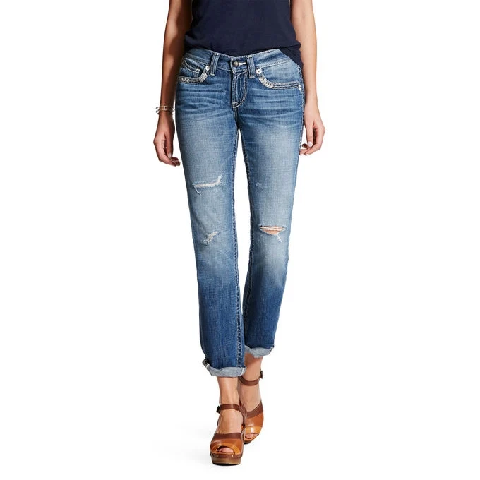 Ariat Ladies Boyfriend Carrie - Babylon Babylon / 26 Regular