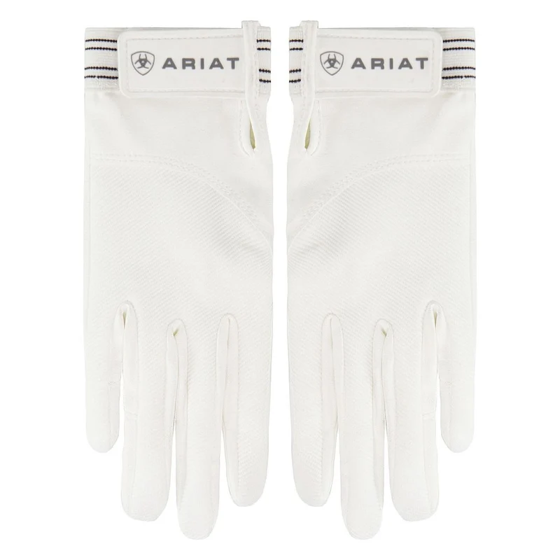 Ariat Tek Womens White Grip Glove 7.5 / 20.3 CM