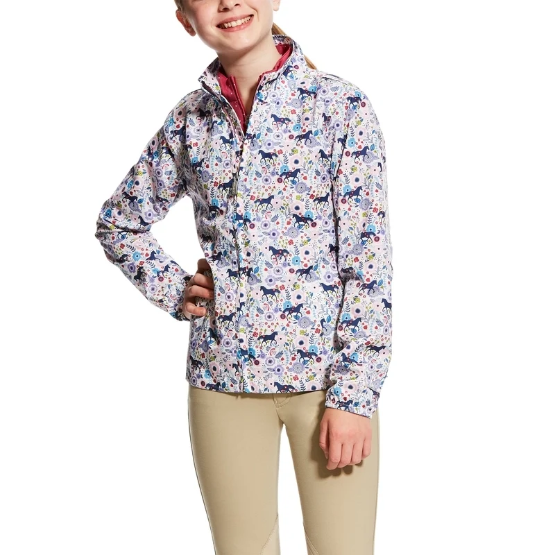 Ariat Kids Avery Jacket Garden Pony Print / Large