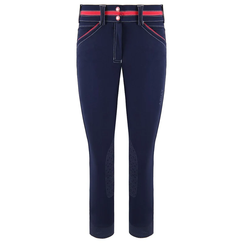Ariat Heritage Elite Grip Knee Patch Womens Dark Blue Breech 24R