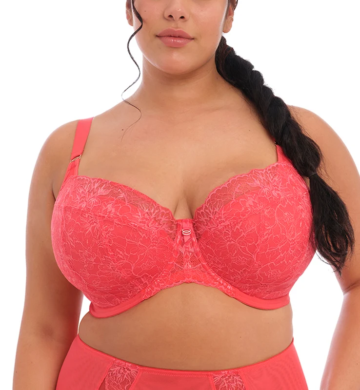 Elomi Brianna Padded Half Cup Underwire Bra (8081) - Cayenne 32HH