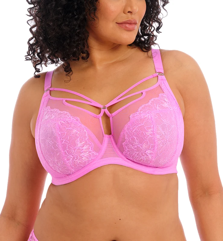 Elomi Brianna Plunge Underwire Bra (8080) - Very Pink 42FF