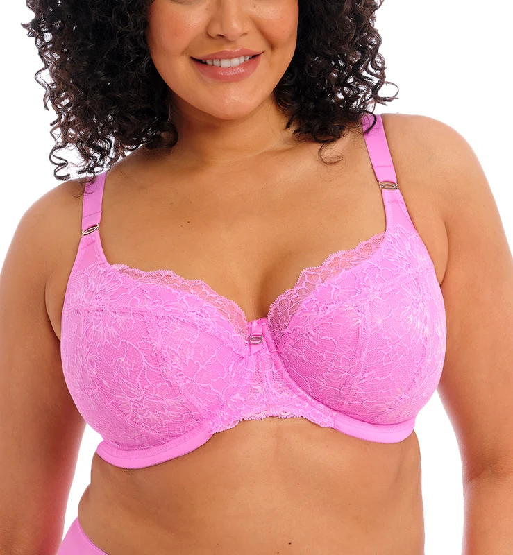 Elomi Brianna Padded Half Cup Underwire Bra (8081) - Very Pink 32HH