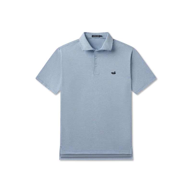 Southern Marsh Men's Amagansett Relaxed Short Sleeve Polo FRENCH BLUE / LARG