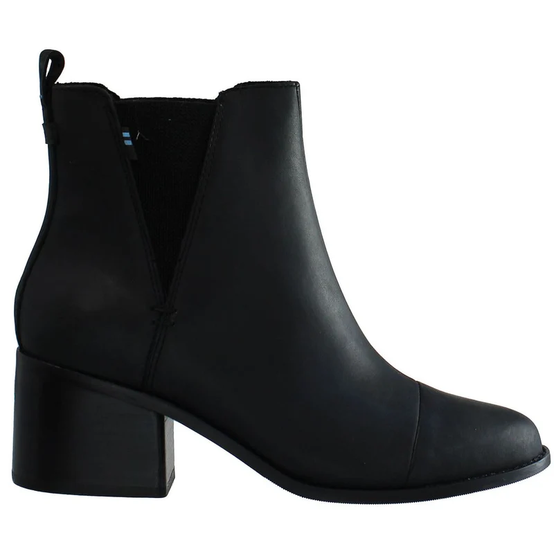 Toms Esme Womens Black Boots 6.5