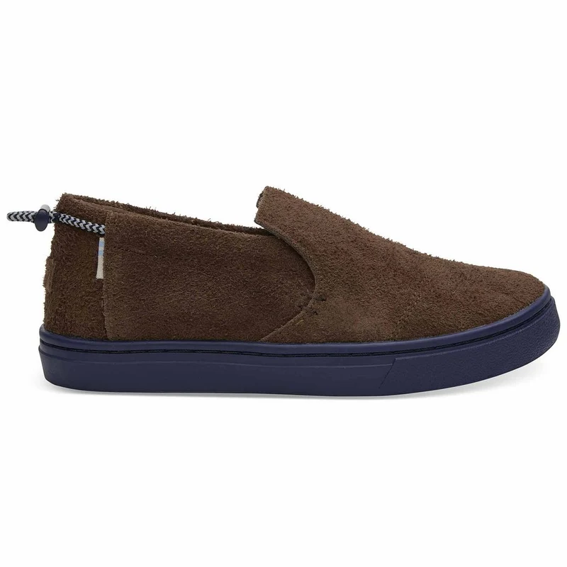 Toms Bark Shaggy Kids Brown Espadrilles 3