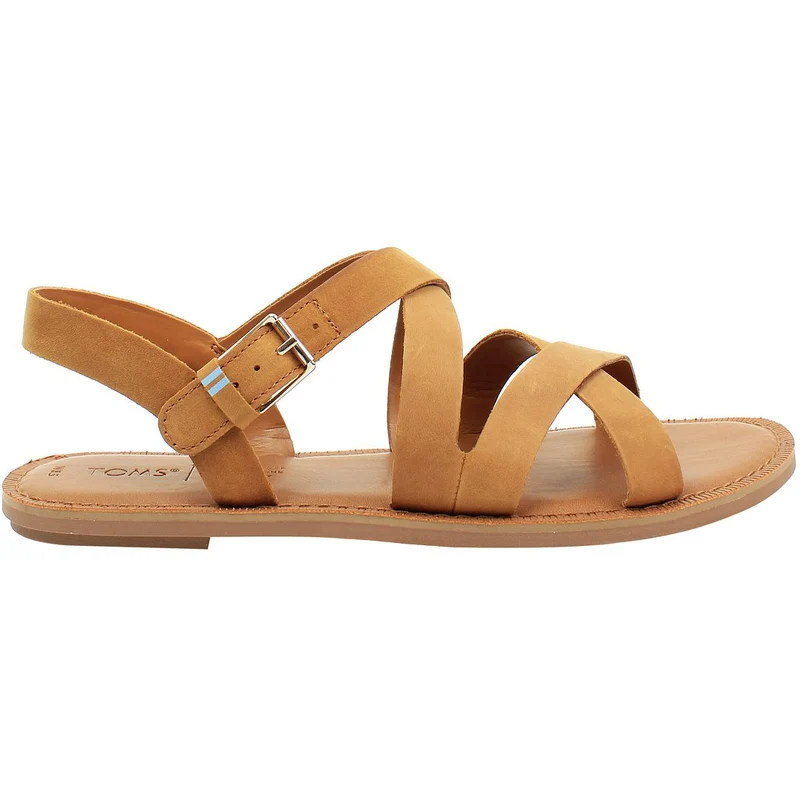 Toms Sicily Womens Tan Sandals 3.5