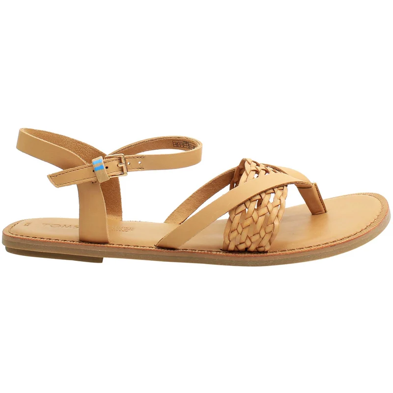 Toms Lexie Womens Honey Sandals 10