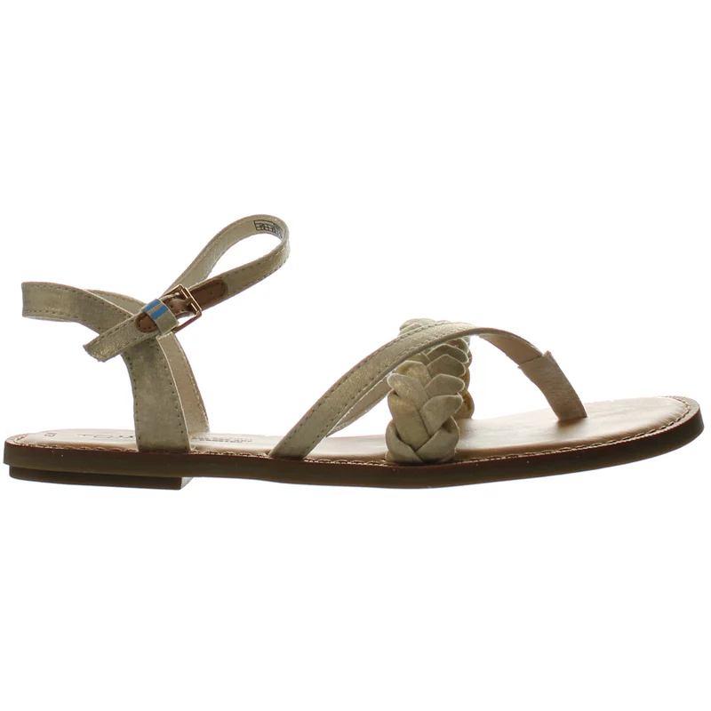 Toms Lexie Womens Beige Sandals 8.5