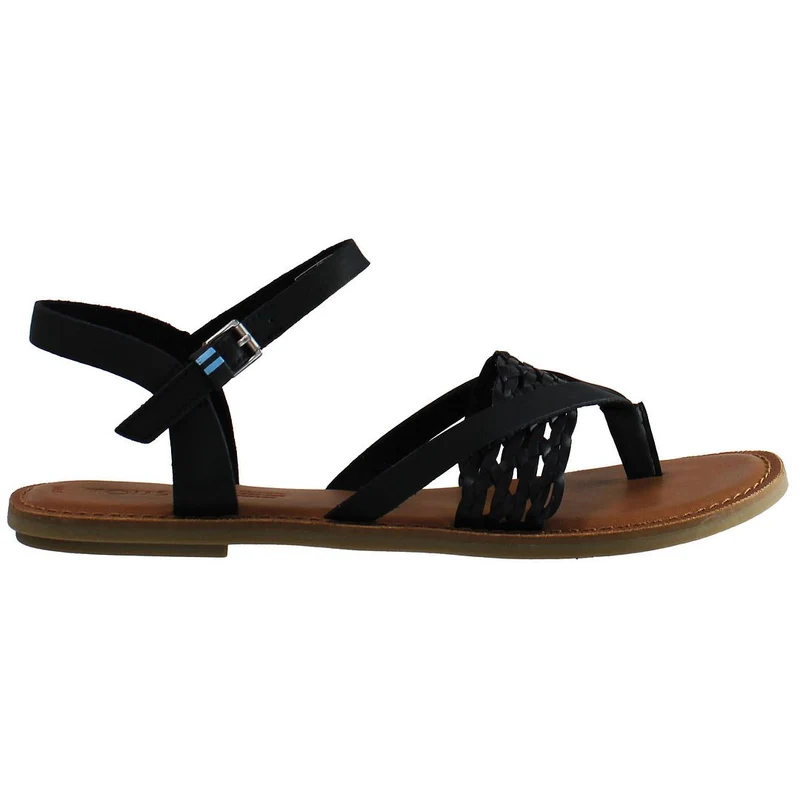 Toms Lexie Womens Black Sandals 7.5