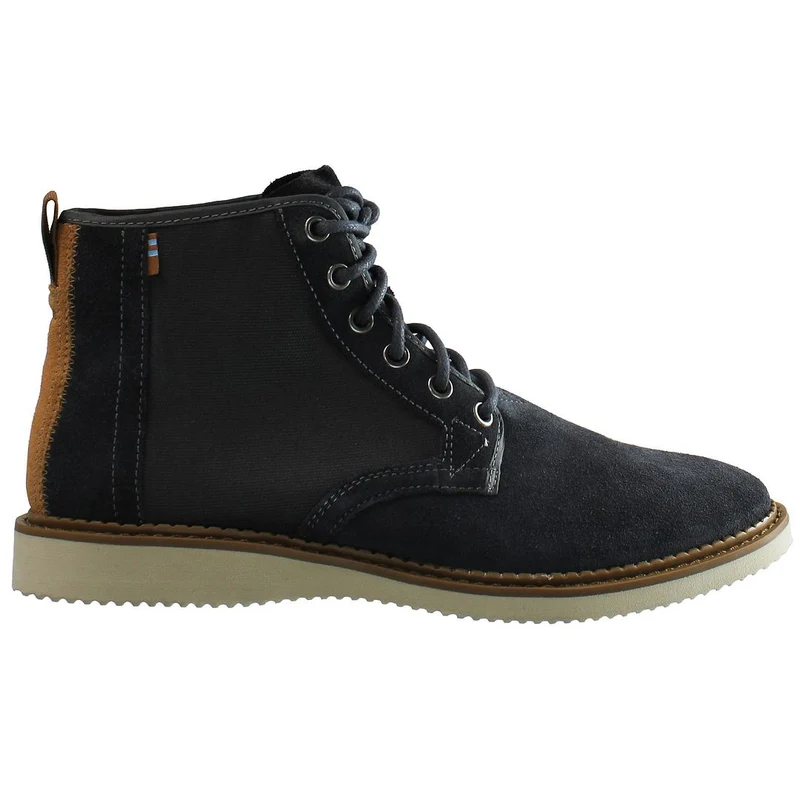 Toms Porter Mens Navy Boots 7.5