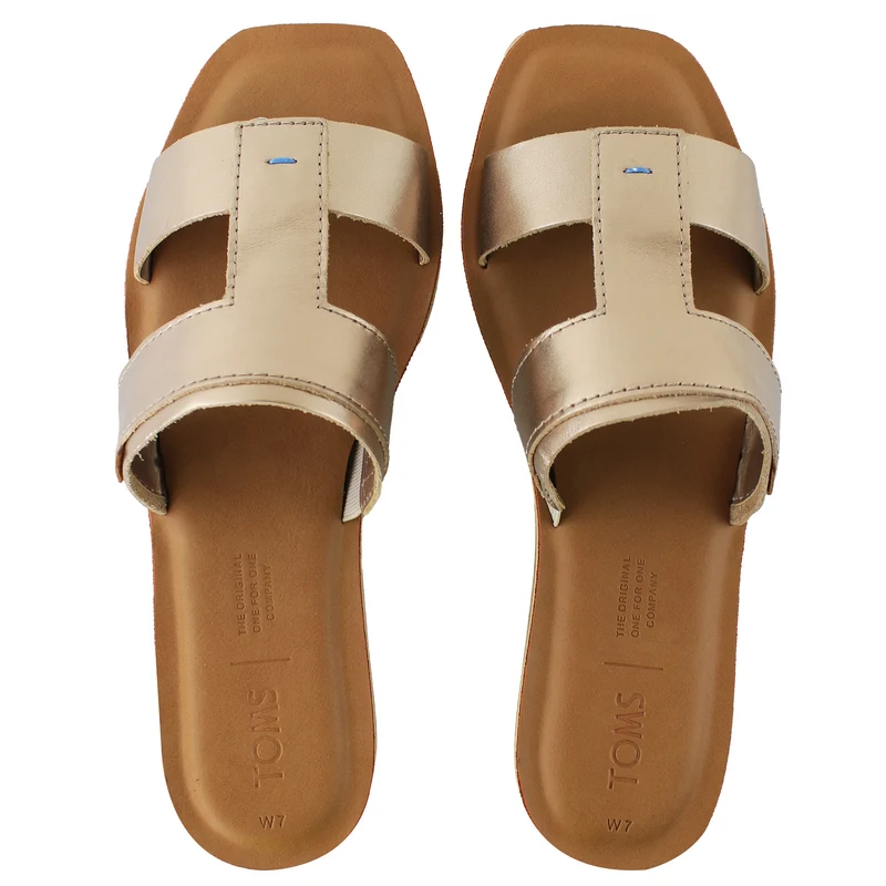 Toms Seacliff Womens Rose Gold Sliders 5