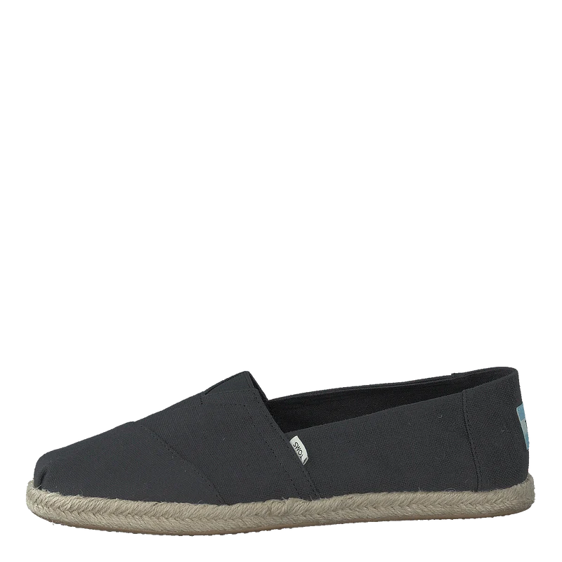 Slubby Woven Rope Alprg Black EU 40,5