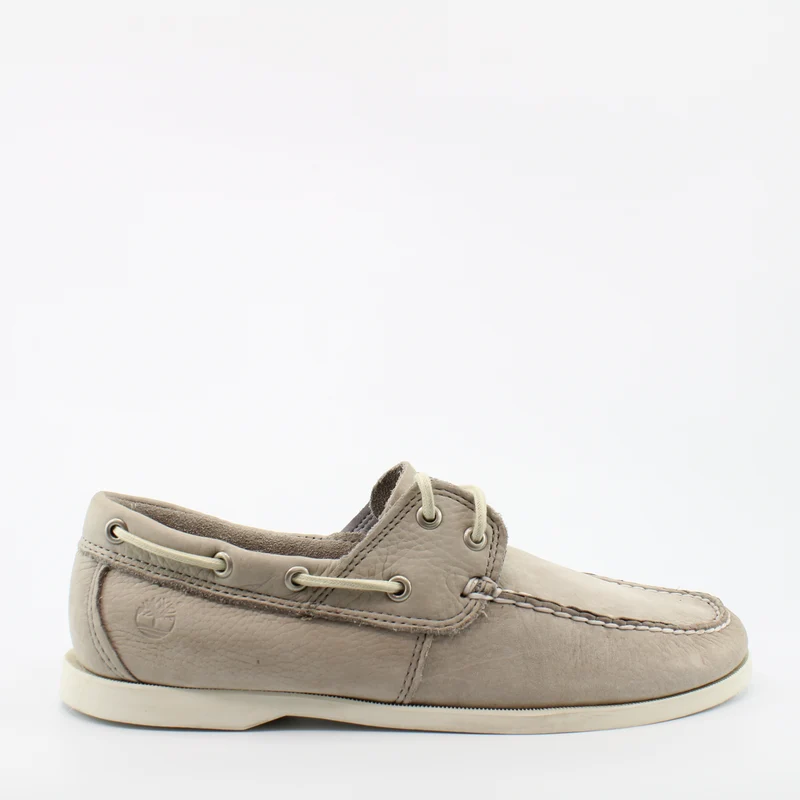 Timberland Cedar Bay Mens Grey Boat Shoes 7